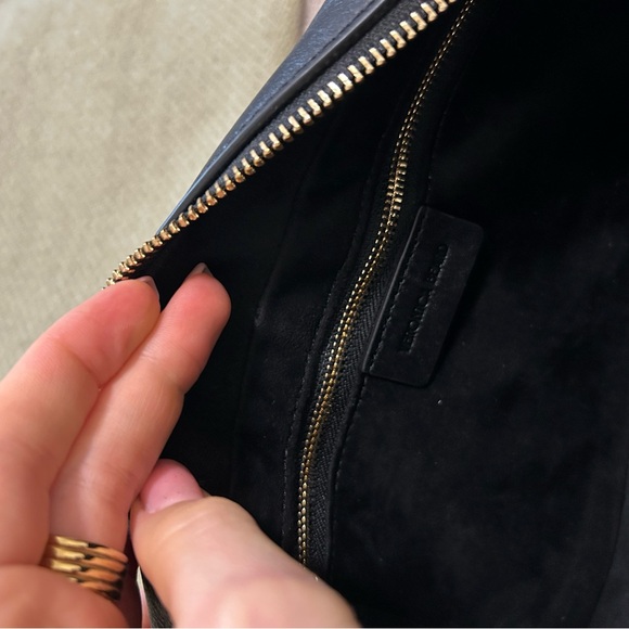 Veronica Beard Boxy Shoulder Bag Black - Picture 7 of 7